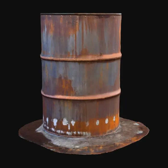 3D model for Rusty Barrel