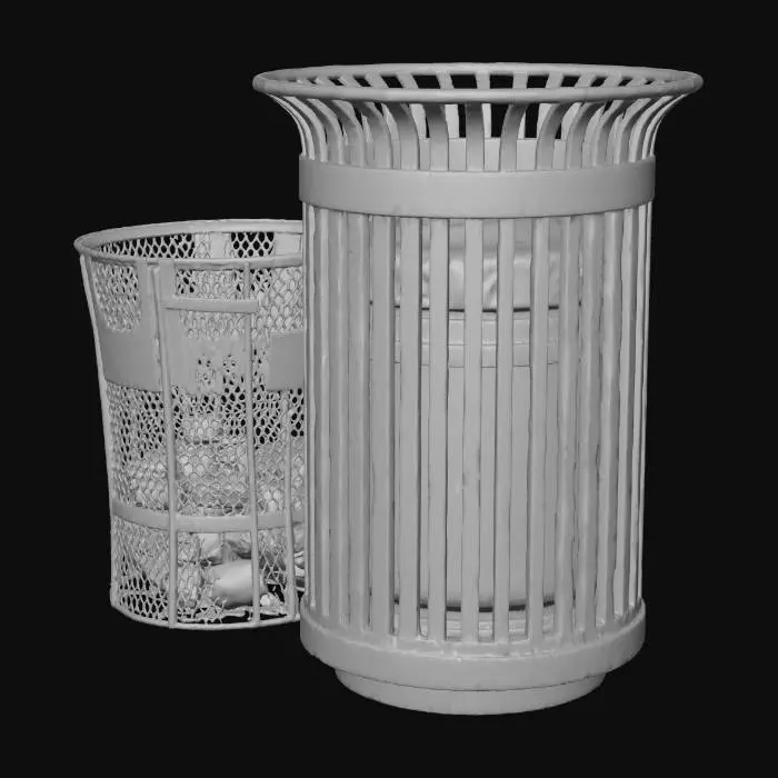 3D model for Trash Bins Duo