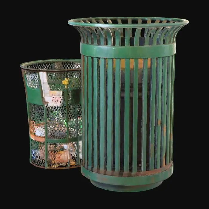 3D model for Trash Bins Duo