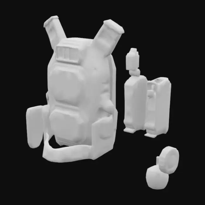 3D model for Create a 3D model of a next-generation, futuristic body-worn camera designed for the Ethiopian Federal Police, merging tactical reliability with localized innovations like Addis OS and RTCC integration. The camera should feature a polygonal, beveled exoskeleton inspired by brutalist sci-fi design, with military ruggedness and modern elegance. The view should include the camera zoomed into the chest of a uniformed officer, as well as orthographic views from all sides and an exploded layout.
Core Form & Materials:
Model a single-unit polygonal body with beveled, angled surfaces and a subtly aggressive silhouette.
Construct the main panels from matte black carbon fiber, paired with brushed titanium edges that reinforce key corners. Use rubberized bumpers for shock resistance on each edge.