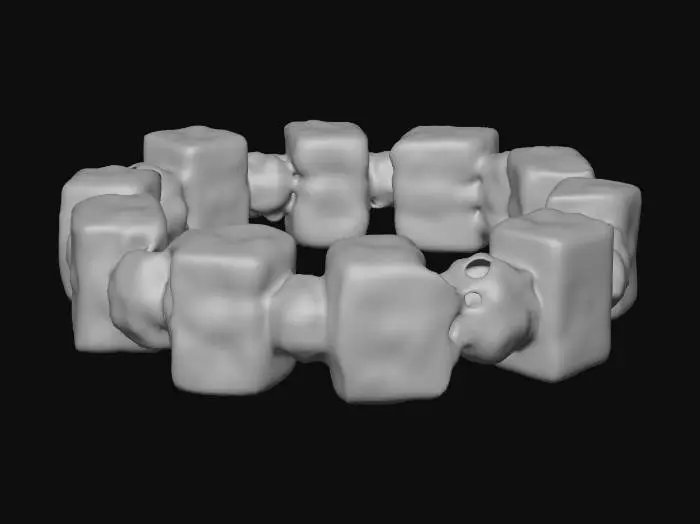 3D model for Colorful Dice Bracelet