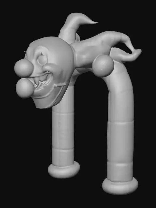 3D model for Halloween Inflatables Clown Archway Outdoor Decorations, Scary Halloween Arch Blow Up Yard Decorations for Front Yard Lawn Garden Decor