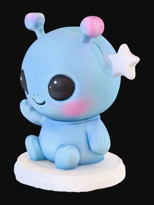 3D model for Starry Alien Buddie