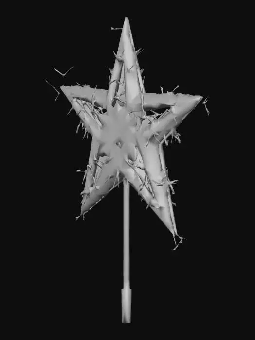 3D model for STAR SHAPED SPARKLER