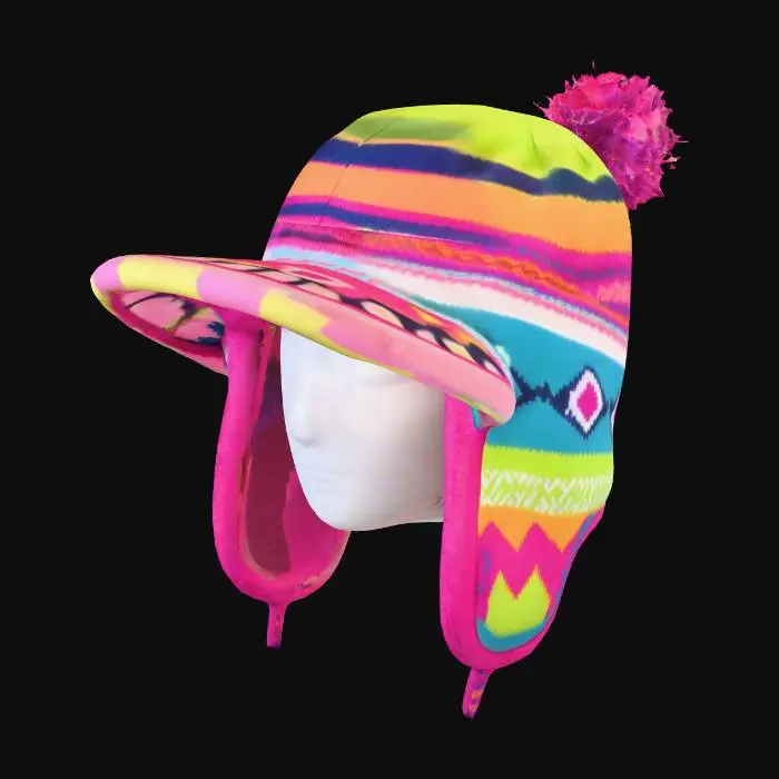 3D model for sporty winter hat