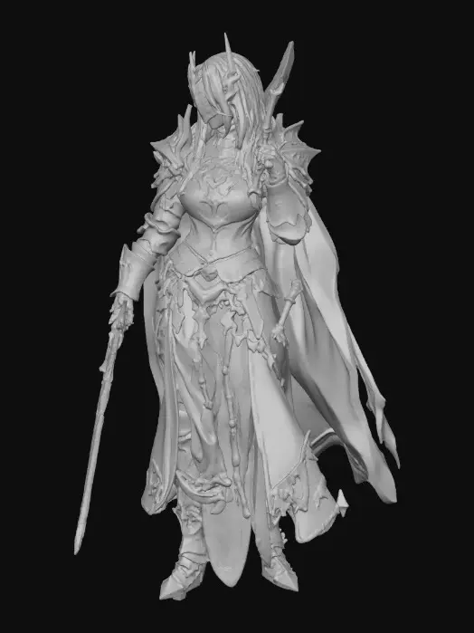 3D model for Dark Enchantress.