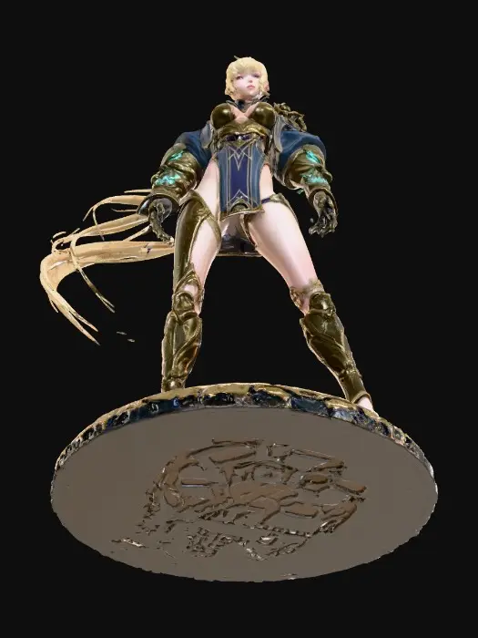 3D model for Warrior of Lumina