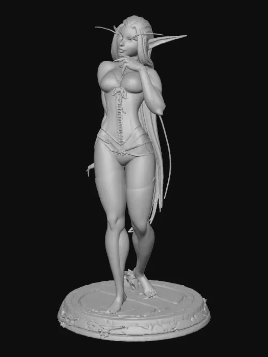 3D model for Mystical Moonlit Elf