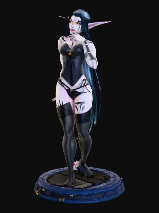 3D model for Mystical Moonlit Elf