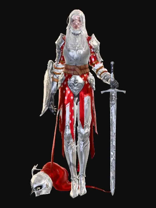 3D model for Royal knight female