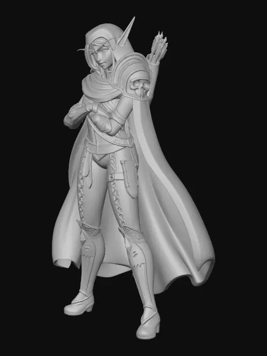 3D model for Elven Shadow Sentinel