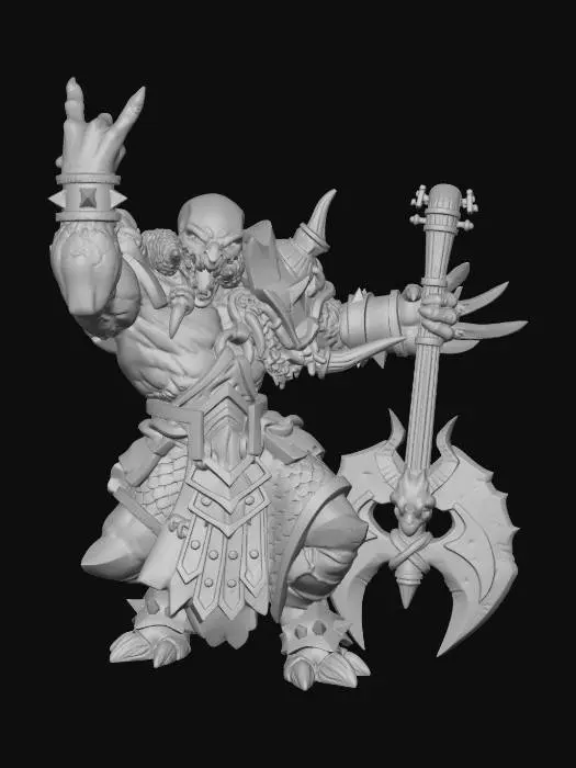 3D model for Battle-ax Berserk