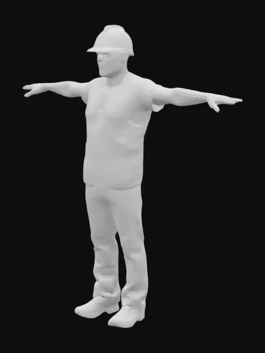 3D model for Construction Safety Stance