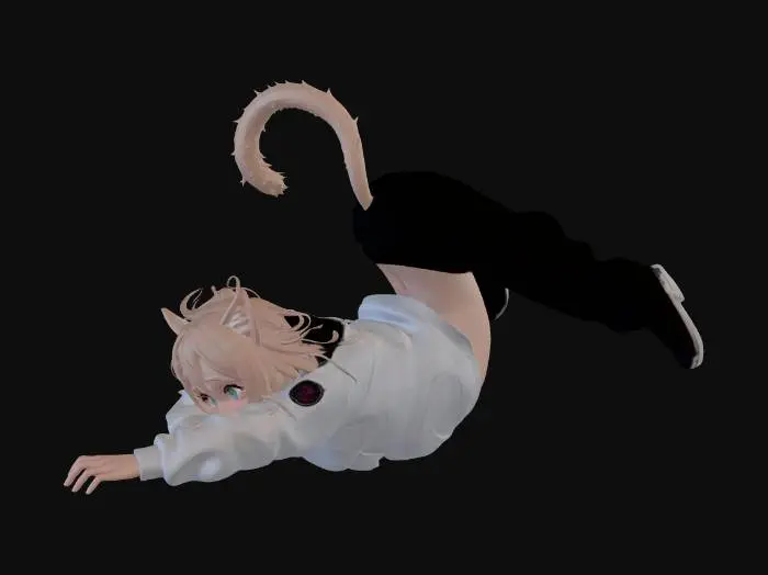 3D model for Snowbound Catgirl