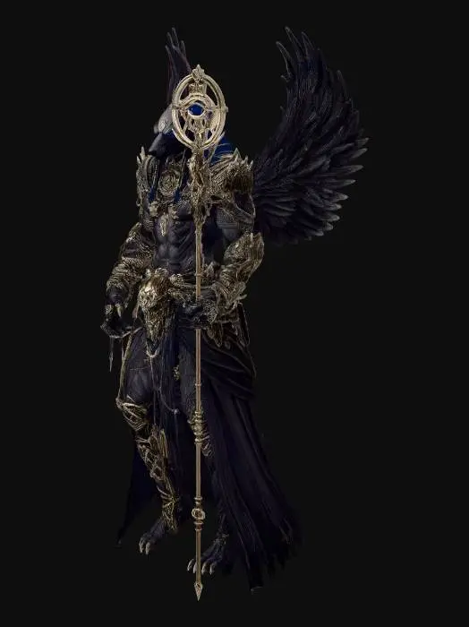 3D model for Nocturnal Anubis Warden