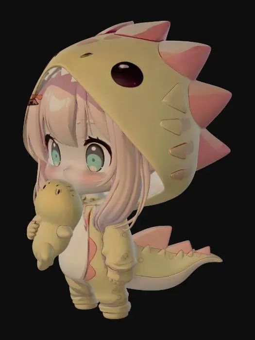 3D model for пончу