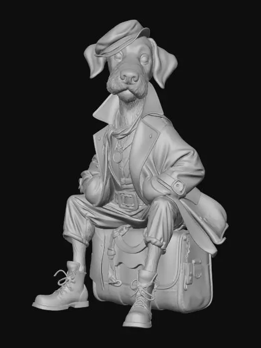 3D model for Beagle of the Wild West