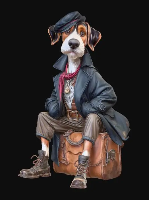 3D model for Beagle of the Wild West