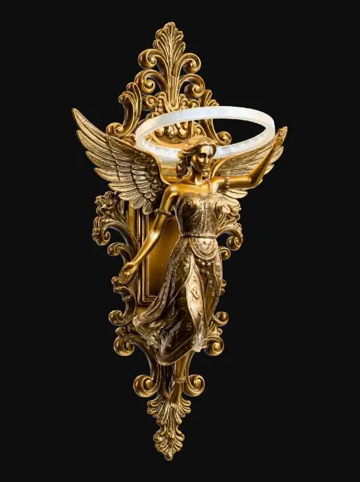3D model for Golden Angel  lamp
