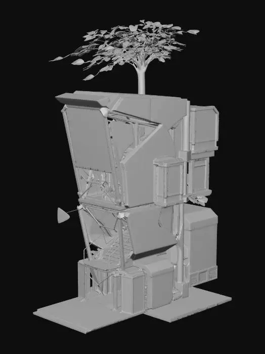 3D model for hays