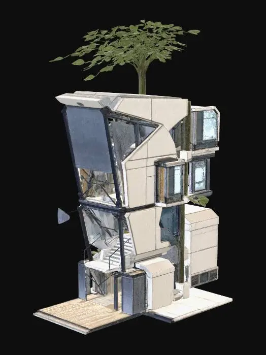 3D model for hays