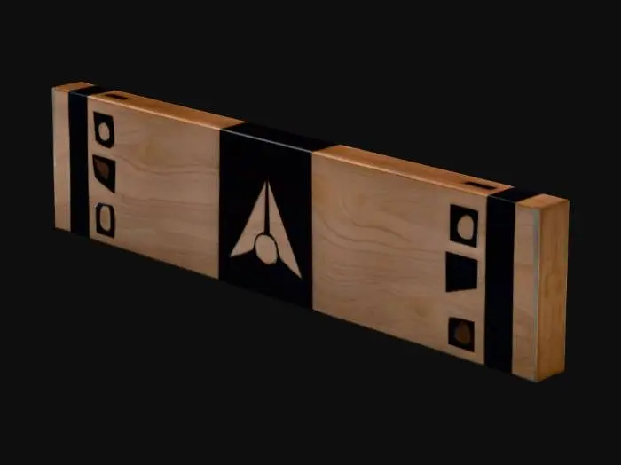 3D model for Symbolic Triangle Banner