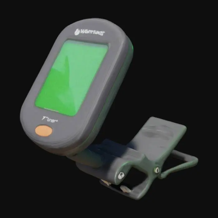 3D model for Guitar Tuner Clip