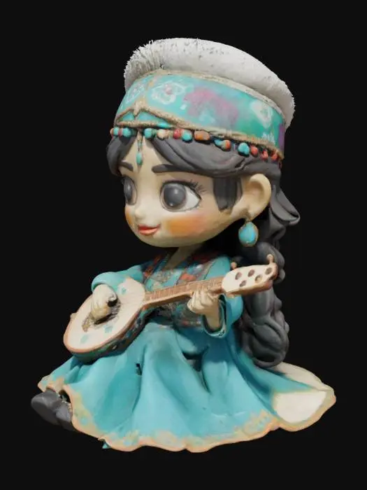 3D model for 乌兹别克