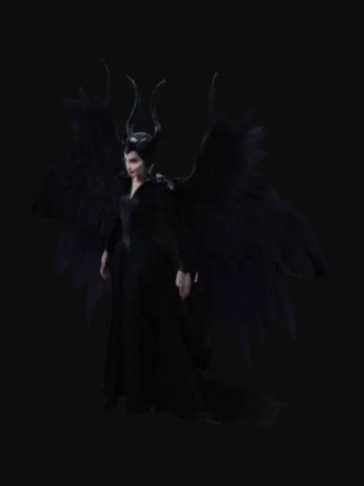 3D model for Maleficent with big wings

