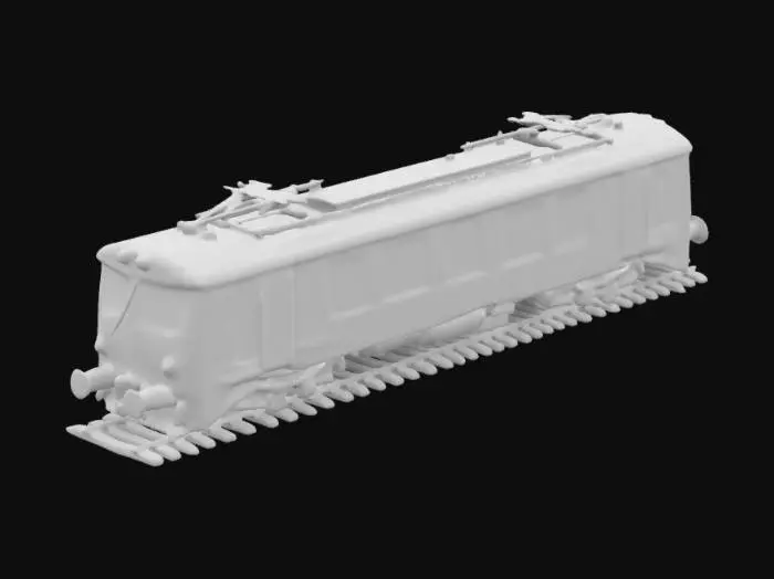 3D model for cold war era train with no tracks