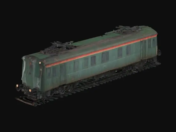 3D model for cold war era train with no tracks