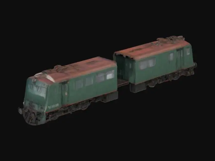 3D model for cold war era train with no tracks