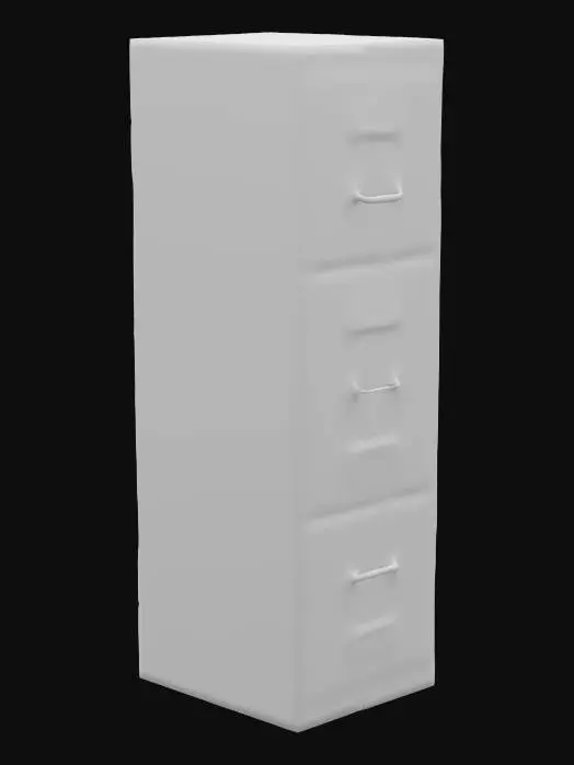 3D model for file cabinet