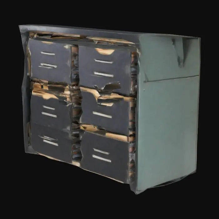 3D model for file cabinet