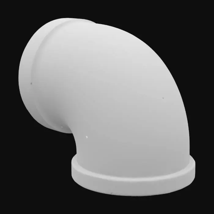 3D model for Pipe Elbow Fitting