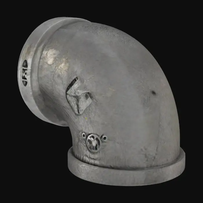 3D model for Pipe Elbow Fitting