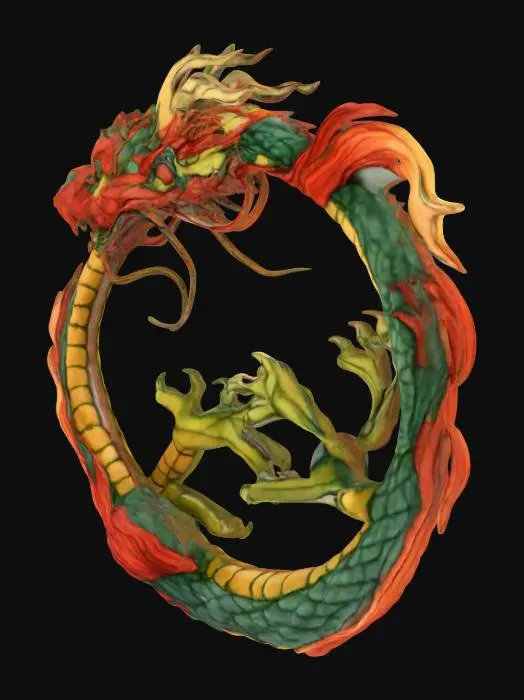3D model for Dragon Ouroboros