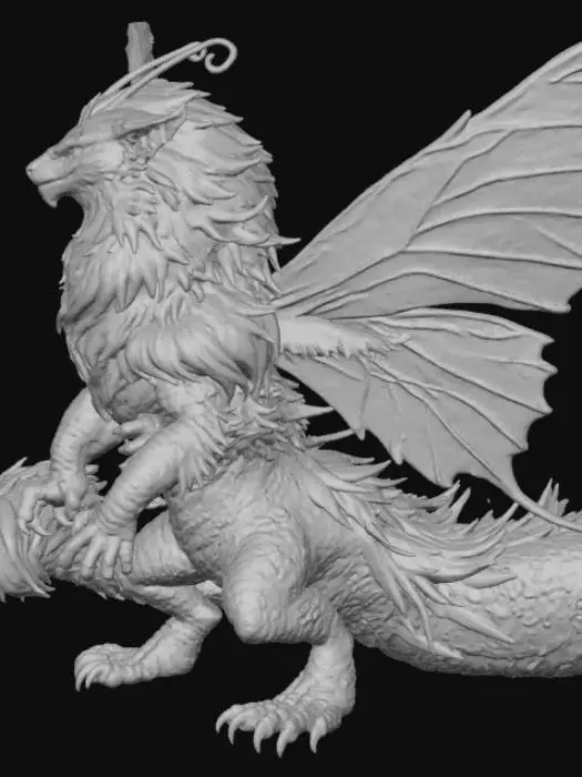 3D model for Fluttering Guardian