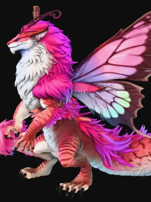 3D model for Fluttering Guardian