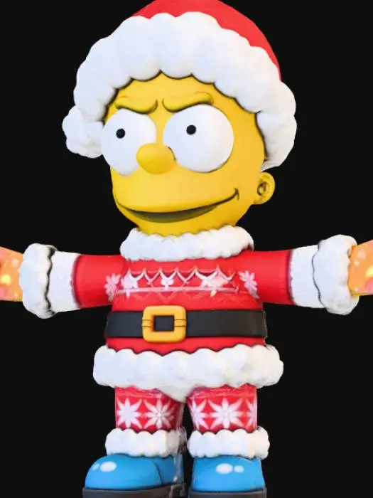 3D model for Simpsons Santa Surprises