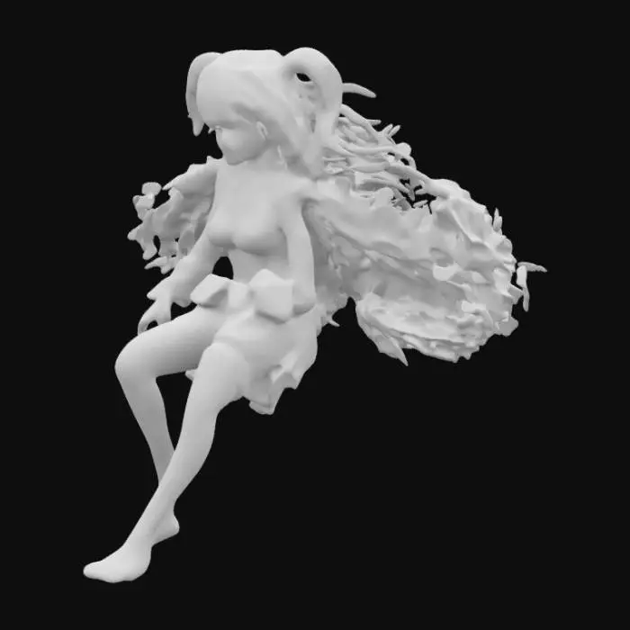 3D model for Ethereal Forest Dweller