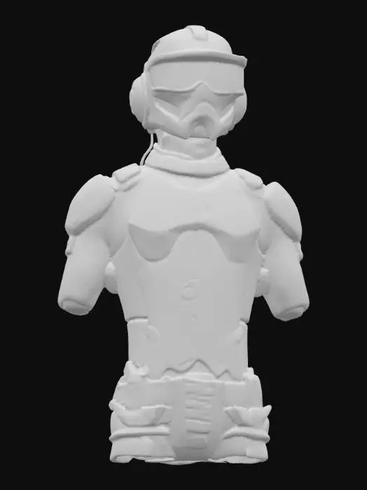 3D model for Scifi Armored VR Headset