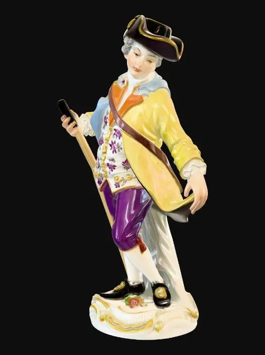 3D model for Bibelot Child Gardener With Shepherd's Crook