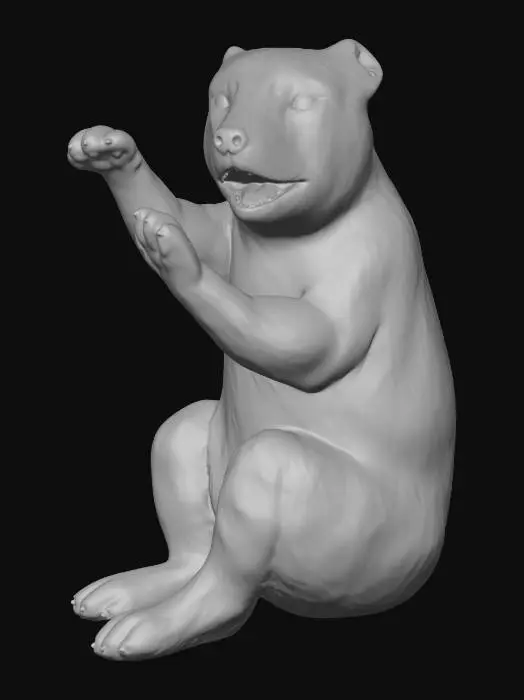3D model for Bibelot Meissen Bear