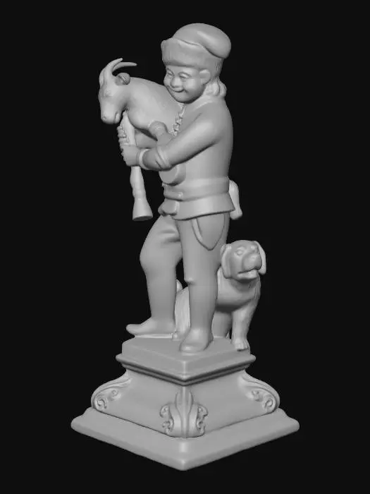 3D model for Figurin Bibelot cabra Meissen