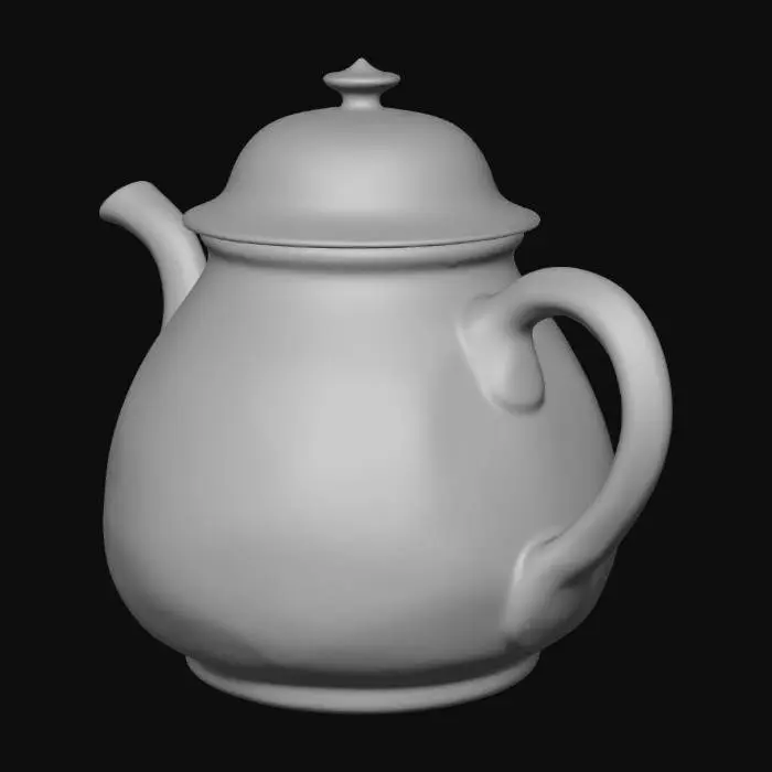 3D model for Meissen teapot