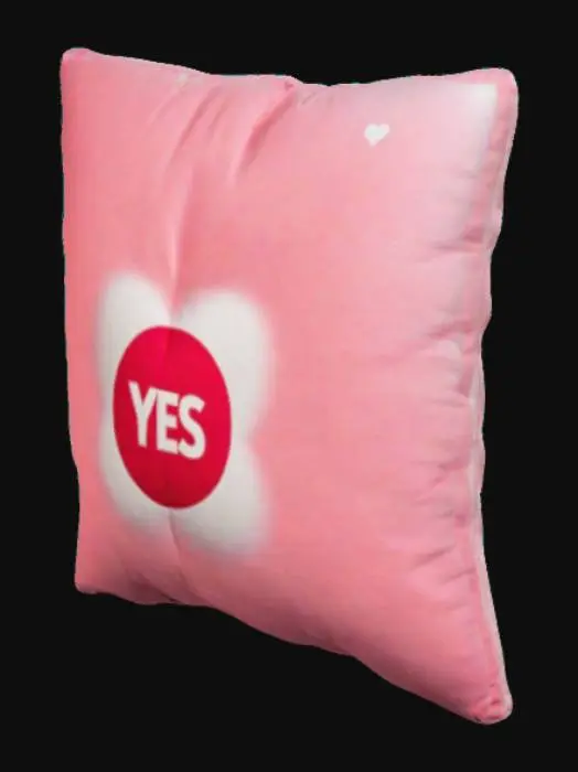 3D model for Pink Fluffy Pillow