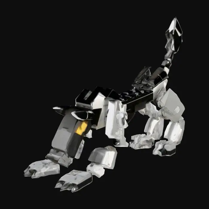 3D model for LEGO Panther Creation