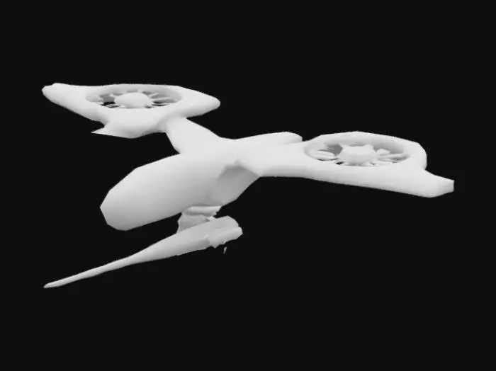 3D model for Stealth Drone