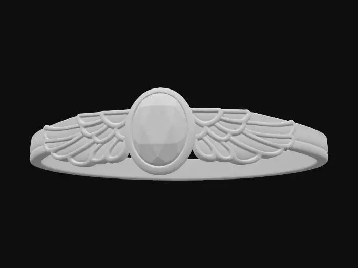 3D model for Sapphire Winged Elegance